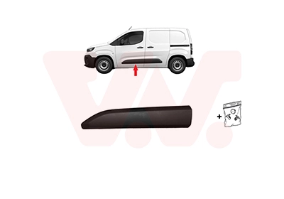 Moldura da porta dianteira esquerda inferior Peugeot/Citroen 98176963XT preço, a partir de 177,37 USD