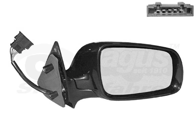 1U1857502BK01C VAG Espelho de retrovisão direito