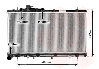 Compre Radiador de esfriamento de motor Subaru Outback 2