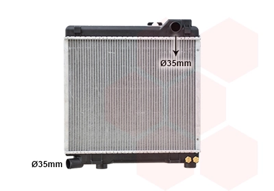Radiador de esfriamento de motor 17111177702 BMW