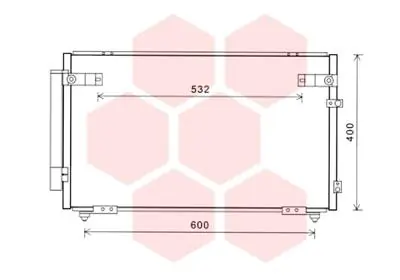 Radiador de aparelho de ar condicionado T526A23 NPS