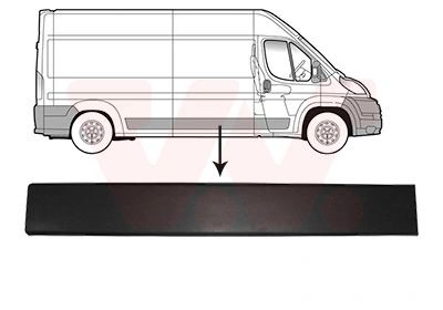 Moldura da porta lateral (deslizante) Chrysler 735422720 preço, a partir de 60,27 USD