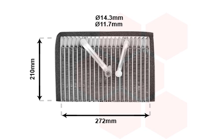  Vaporizador de aparelho de ar condicionado Opel Vectra B carrinha (31) (1995 - 2002) B