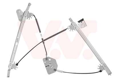 Mecanismo de acionamento de vidro da porta dianteira esquerda Volkswagen Passat CC B6 357
