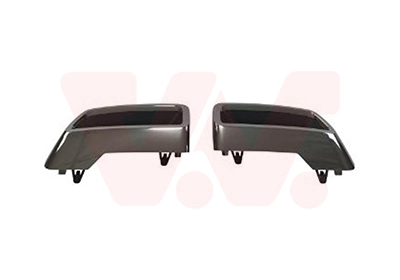 1618041180 Peugeot/Citroen Moldura do pára-choque traseiro