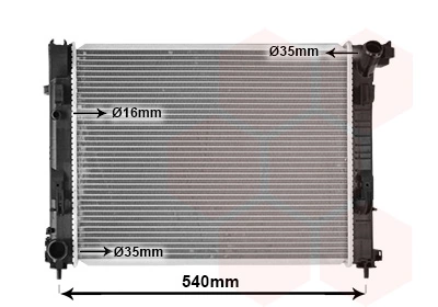 Radiador de esfriamento de motor Polcar 60B3081 preço, a partir de 173,22 USD