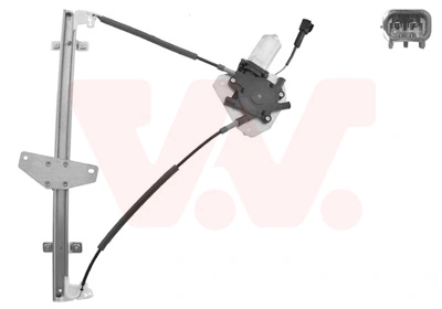 Compre Mecanismo de acionamento de vidro da porta dianteira direita Hyundai I10 