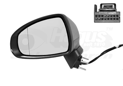 8X1857409S9B9 VAG Espelho de retrovisão esquerdo