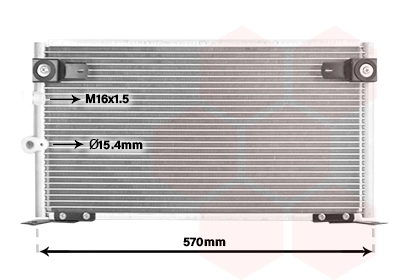 Radiador de aparelho de ar condicionado para Toyota Hilux N