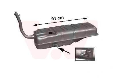 Tanque de combustível para Volkswagen Polo 86C