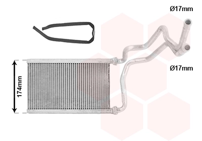 Compre Radiador de forno (de aquecedor) Mazda 6 