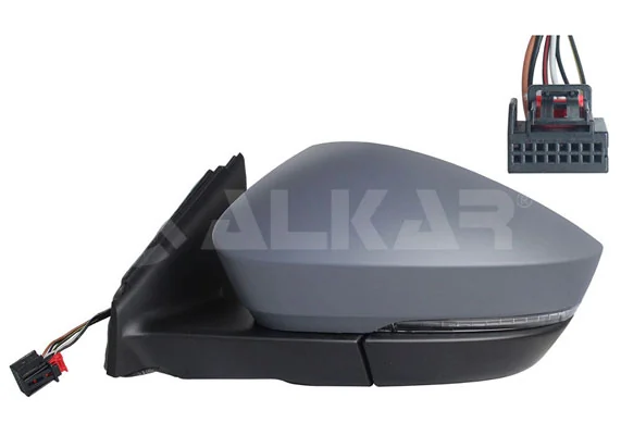 Espelho de retrovisão esquerdo para Skoda KAROQ NU7, ND7