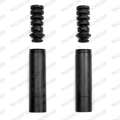Pára-choque (grade de proteção) de amortecedor traseiro + bota de proteção para Renault Clio III BR01, CR01