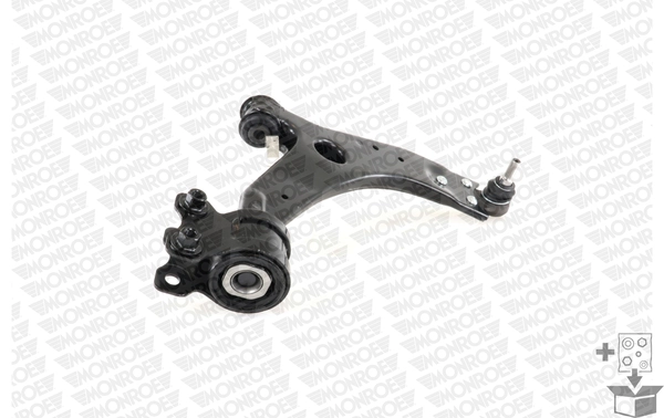 Braço oscilante inferior direito de suspensão dianteira 1420859 Opel