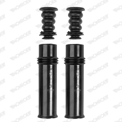 Pára-choque (grade de proteção) de amortecedor traseiro + bota de proteção para Peugeot 308 I 4A, 4C