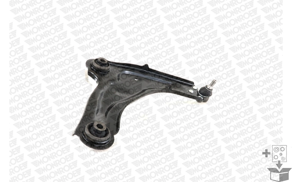 Braço oscilante inferior direito de suspensão dianteira 1607301580 Peugeot/Citroen