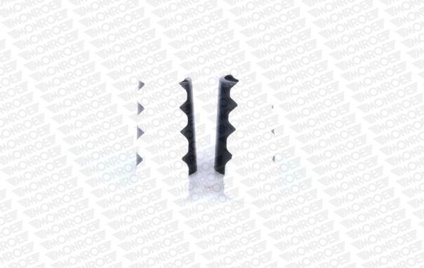 Pára-choque (grade de proteção) de amortecedor traseiro + bota de proteção para Volkswagen Polo III 6N2