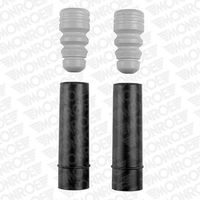 Pára-choque (grade de proteção) de amortecedor traseiro + bota de proteção para Hyundai Accent III MC