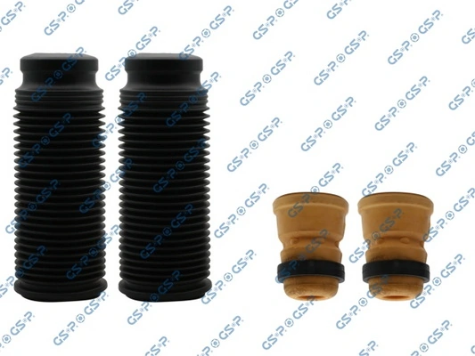 Pára-choque (grade de proteção) de amortecedor traseiro + bota de proteção para Volkswagen Touareg II 7P5, 7P6