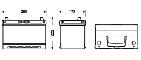 CB955 Exide Bateria recarregável (PILHA)