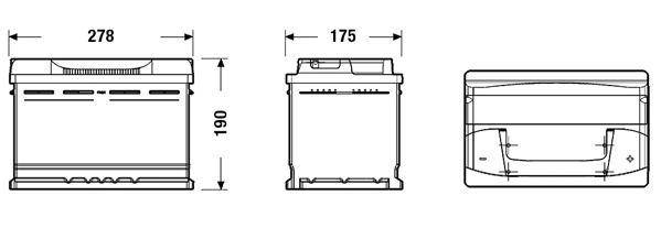 Bateria recarregável (PILHA) 74680S02 Sakura