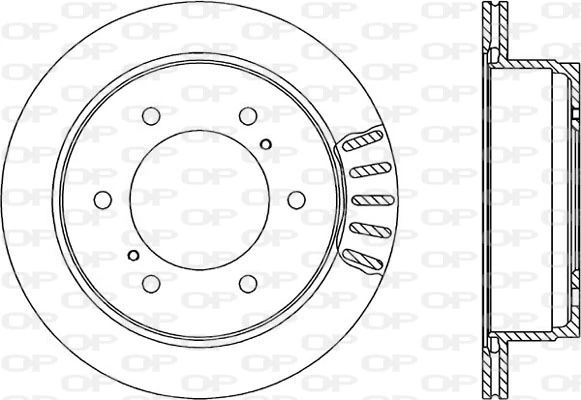  Disco do freio traseiro Nissan Terrano I SUV (WD21) (1986 - 1995) I