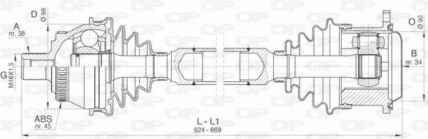 DRS640500 Open Parts