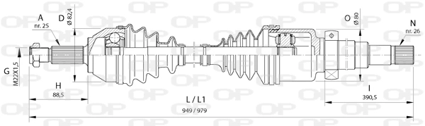 DRS637300 Open Parts