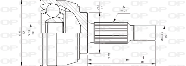 para Renault Scenic III (JZ0, JZ1)