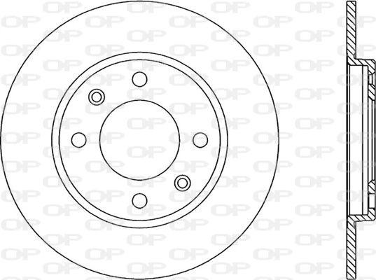 Disco do freio traseiro Peugeot 206 2E, K ao melhor preço
