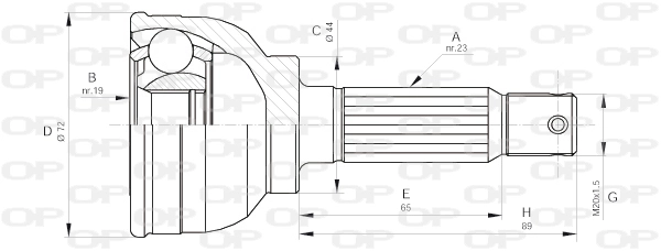 CVJ507910 Open Parts