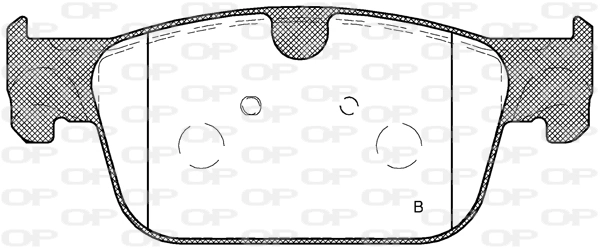 BPA169210 Open Parts Sapatas do freio dianteiras de disco
