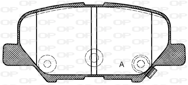 Sapatas do freio traseiras de disco para Mazda 6 GJ, GL