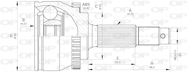 CVJ559710 Open Parts