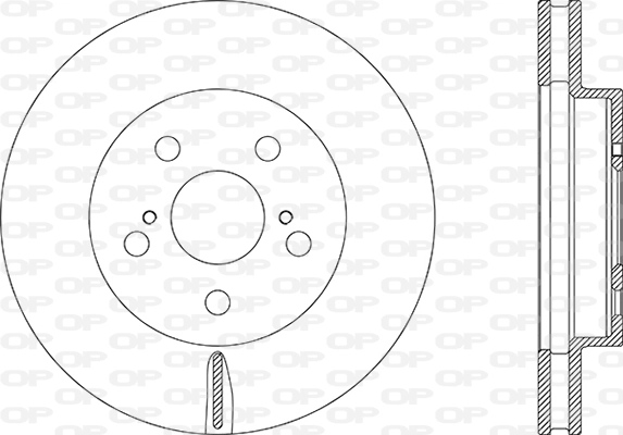 Disco do freio dianteiro Toyota Prius  ZVW5 ao melhor preço