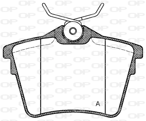 Sapatas do freio traseiras de disco para Peugeot 407 6D