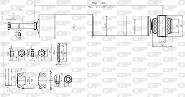 SAB835332 Open Parts