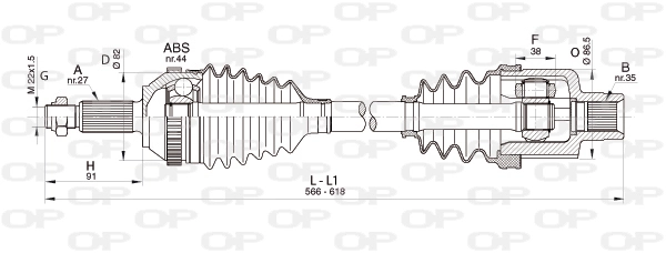 DRS632400 Open Parts