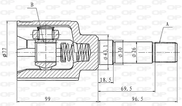 CVJ585920 Open Parts