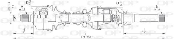 DRS602400 Open Parts
