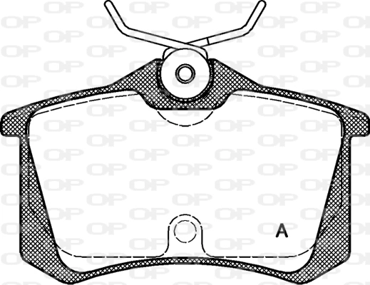 Sapatas do freio traseiras de disco para Citroen C3 AIRCROSS II 2R, 2C