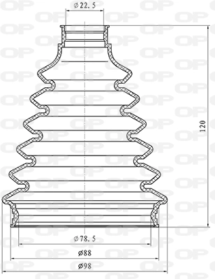 Bota de proteção externa de junta homocinética do semieixo dianteiro Mini Cooper preço, a partir de 9,75 USD