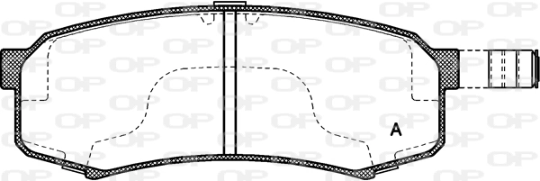 Sapatas do freio traseiras de disco para Toyota Land Cruiser J12