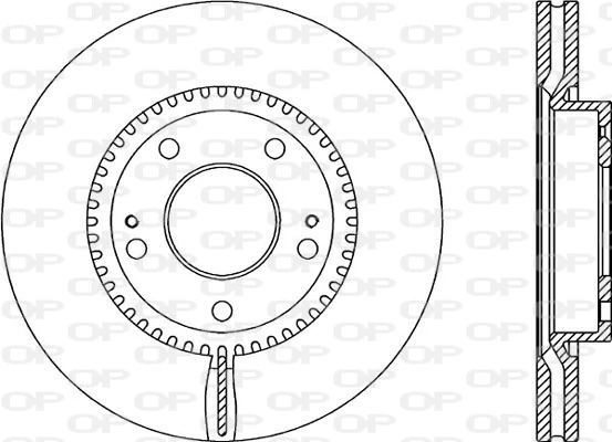 Disco do freio dianteiro para KIA Cerato LD