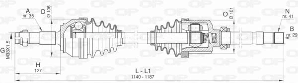 DRS642500 Open Parts