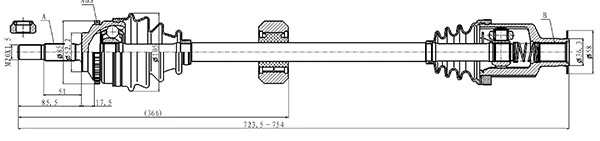 DRS650800 Open Parts