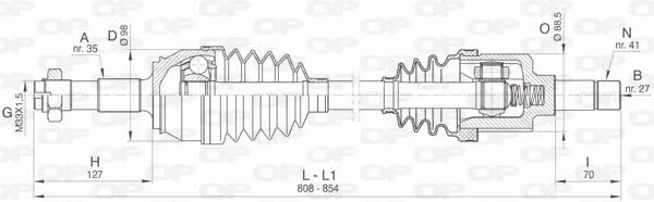 DRS644500 Open Parts