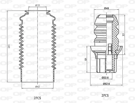 DCK500804 Open Parts