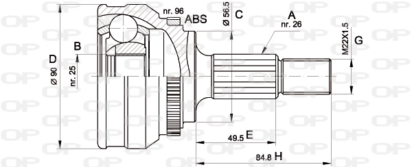  para Audi 100  (43)