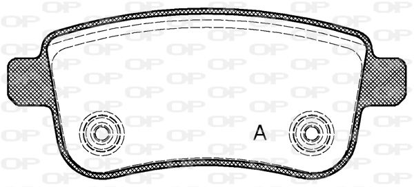Sapatas do freio traseiras de disco para Renault Megane LV